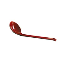 product of Yanco CR-7003 Two-Tone Spoon, 8-1/2" L x 2-3/4" W, Melamine, Black/Red, Dishwasher Safe - Dozen