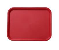 product of Yanco FT-14RD - Rectangular Fast Food Tray, 14" x 10", Melamine, Red, Dishwasher Safe - Dozen