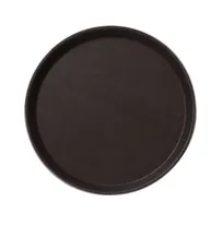 product of Yanco FT-1600 Round Fiberglass Serving Tray, 16" Diameter, Brown - Dozen