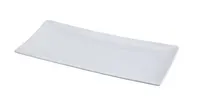 product of Yanco FU-210 Fuji Sushi Plate - 10" L x 4-1/2" W Porcelain Plate, White, Dishwasher Safe - Dozen