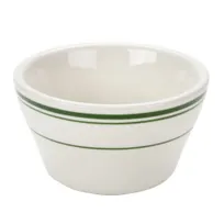 product of Yanco GB-4 Green Bouillon Cups, 7.25 oz (4" Dia.) Ceramic, Dishwasher Safe, Oven Safe - Dozen