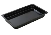 product of Yanco GN-120BK 1/1 GN Pan, 5.5L, 20-7/8" L x 12-4/5" W x 2-9/16" H, Melamine Black Dishwasher-Safe