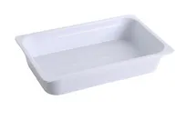product of Yanco GN-121 1/1 GN Pan, 8L, 20-7/8" L x 12-4/5" W x 3-15/96" H, Melamine, White, Dishwasher Safe
