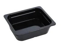 product of Yanco GN-213BK - 1/2 GN Black Melamine Pan, 3.6L, 12-4/5" L x 10-7/16" W x 3-15/16" H Dishwasher Safe