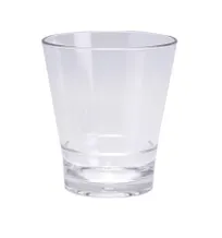 product of Yanco HA-209 - 9 Oz Clear SAN Plastic Rocks Glass, 3-1/4" Dia x 3-3/4" H - Dozen