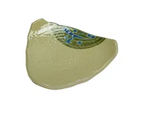 product of Yanco JP-1508 Japanese Sushi Plate, Triangular 8" x 8" Melamine, Dishwasher Safe - Dozen