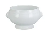 product of Yanco LB-232 Soup Tureen, 32 Oz White Porcelain, 8" L x 7" W x 4-1/2" H, Dishwasher Safe - Dozen
