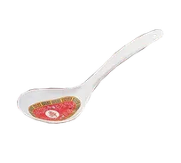product of Yanco LG-7008 - Chinese Soup Spoon, 2.5" Longevity Rice Scoop, Melamine, Dishwasher Safe - Dozen