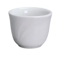 product of Yanco MM-45 - Chinese Tea Cup, 4.5oz (3" Dia.) Porcelain, White Stackable, Dishwasher Safe - Dozen