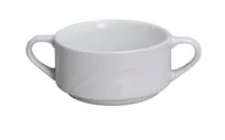 product of Yanco MM-46 - Miami Bouillon 6 Oz Porcelain Cup, 3-7/8" Dia. White Embossed Dishwasher Safe - Dozen