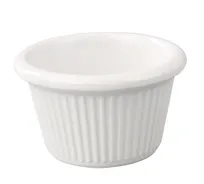 product of Yanco NC-507B Ramekin, 1.5-Oz (2-1/2" Dia x 1-1/4" H) Bone White Melamine, Dishwasher Safe - Dozen