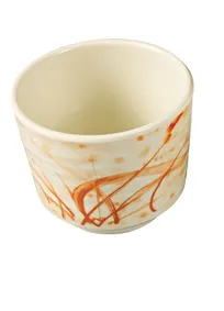 product of Yanco OR-9302 Orchis Melamine Tea Cup, 8 oz, 3-1/2" Dia x 2-1/2" H, Round, Dishwasher Safe - Dozen