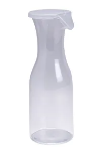 product of Yanco PC-046 - 46 Oz Clear SAN Plastic Wine Juice Decanter With Lid, 3-3/4" Dia X 11" H - Dozen