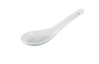 product of Yanco PS-005 - Piscataway Chinese Soup Spoon, 5-1/2" White Porcelain, Dishwasher Safe - Dozen