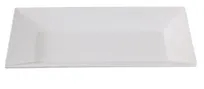 product of Yanco RM-210 Rome Rectangular Plate, 10" x 6" White Melamine, Dishwasher Safe - Dozen