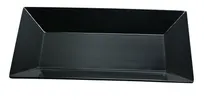 product of Yanco RM-214BK - 14" x 8" Rectangular Melamine Plate, Black, Dishwasher Safe - Dozen