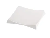 product of Yanco RM-4209 Sushi Plate, 8-1/2" X 8-1/2" Sq Melamine With Feet White Dishwasher Safe - Dozen