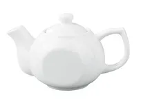 product of Yanco TP-1 - 15 Oz White Porcelain Coffee Pot/Teapot, 7-3/4" L x 4" W x 3-1/2" H, Lift Lid - Dozen