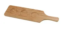 product of Yanco WD-2717 Serving Tray, Rectangular Melamine, Golden Oak, 17" x 4" x 0.75" Handle - Dozen