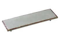 product of Yanco YO-4012 - 12" x 4" x 3/4" Rectangular Melamine Plate Matte Green Dishwasher-Safe - Dozen