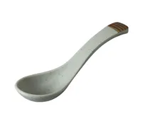 product of Yanco YO-7001 - 6" Matte Green Melamine Chinese Soup Spoon, Dishwasher Safe - Dozen
