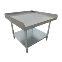 product of Serv-Ware ESG3036W-CWP-V 36" Economy Equipment Stand for Countertop Cooking w/ Undershelf