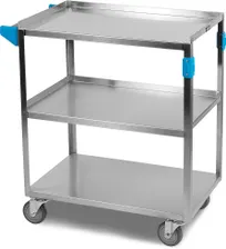 product of Dinex DXUC3031827 Utility Cart, 18" x 27", 3 Stainless Steel Shelves, 18-20" Depth, 25-29" Width