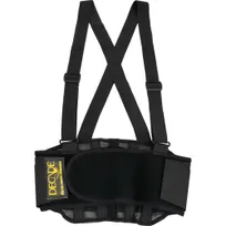 product of AllPoints 36536 Back Support Belt, Medium Size 33"-38" Hips, With Shoulder Straps, Black