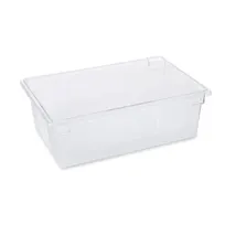 product of Rubbermaid FG330000CLR - 12-Gal Polycarbonate Box, 26" L x 18" W x 9" D, Dishwasher Safe - 1/Box