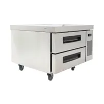 product of Vitlife Commercial VCB52TN 52" 2 Drawer Refrigerator Chef Base, Stainless Steel, 7.94 cu. ft.