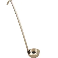 product of AllPoints 1371006 Stainless Steel Ladle, 2‑Oz Capacity, 10" Length, 2‑Piece Construction, Utensil