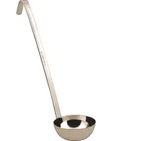 product of AllPoints 1371008 Ladle – 8 oz Capacity, 12" Length, 2‑Piece Stainless Steel Kitchen Utensil