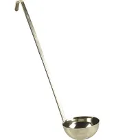 product of AllPoints 1371060 Ladle – 6-8 oz Capacity, 12" Length, 2-Piece Stainless Steel Kitchen Utensil