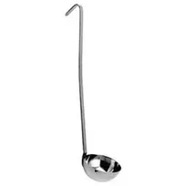 product of AllPoints 1371061 Ladle – 1 Oz Capacity, 10" Length, Stainless Steel 2‑Piece Construction, Utensil