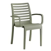 product of Grosfillex UT945818 Astoria Stacking Armchair, 23.6"W x 23.4"D x 34.7"H, Forest Green Polypropylene