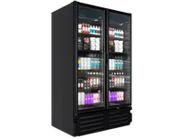 product of Imbera USA VRD43 BB 79-3/8"H x 54-1/4"W x 31-1/2"D Glass Door Merchandiser, 10 Shelves