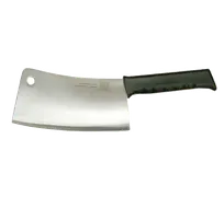 product of Omcan USA 10546 - 10" Kitchen Cleaver Knife, Stainless Steel Blade, Black Plastic Handle