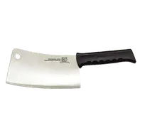 product of Omcan USA 10551 - 9" Kitchen Cleaver Knife, Stainless Steel Blade, Black Plastic Handle