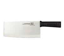 product of Omcan USA 10552 Chinese Cleaver Knife, 8.5" Stainless Steel Blade, Black Plastic Handle