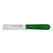 product of Omcan USA 11604 Cut-Off Knife, 4-1/2" Guard Blade, Stamped Green Plastic Handle, Steel, 3-4"