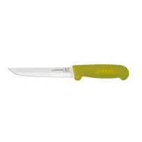 product of Omcan USA 11700 Boning Knife - 6" Straight Stamped Blade, Stainless Steel, Yellow Poly Handle
