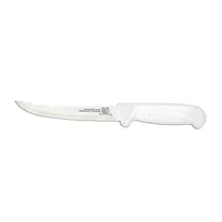 product of Omcan USA 11801 Boning Knife - 6" Curved Stainless Steel Blade, White Plastic Handle, Stamped