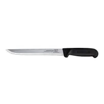 product of Omcan USA 11854 Fillet Knife, 8" Straight Light Gauge Blade, Stamped Black Plastic Handle