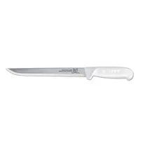 product of Omcan USA 11856 Fillet Knife - 8" Straight Blade, Stamped Construction, White Plastic Handle