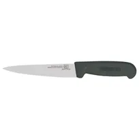 product of Omcan USA 12062 Sticking Knife - 6" Stamped Knife, Stainless Steel Blade, Black Plastic Handle