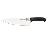 product of Omcan USA 12074 Cook Knife - 10" Medium Stamped Chef Blade, Stainless Steel, Black Plastic Handle