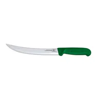 product of Omcan USA 12319 Breaking Knife – 8" Curved Stainless Steel Blade With Green Polypropylene Handle