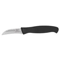 product of Omcan USA 12475 Turning Knife – 2½" Blade, 3" Length, Stamped Black Handle, Steel Blade, Greban