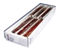 product of Omcan USA 12791 Table Steak Knife Set, Pointed Tip, Stainless Steel Blade, Wood Handle - Set