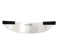 product of Omcan USA 12818 Pizza Rocker, 20" Cutter with Stainless Steel Blade, Black Plastic/Poly Handles